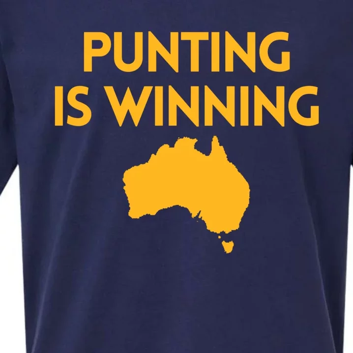 Punting Is Winning Sueded Cloud Jersey T-Shirt