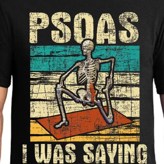 Psoas I Was Saying Massage Therapist Therapy Lmt Masseuse Pajama Set