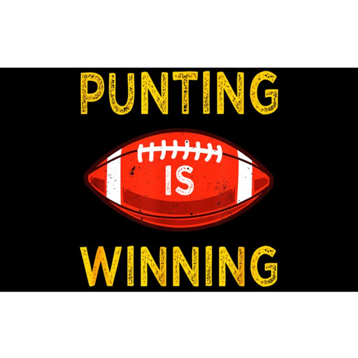 Punting Is Winning Bumper Sticker