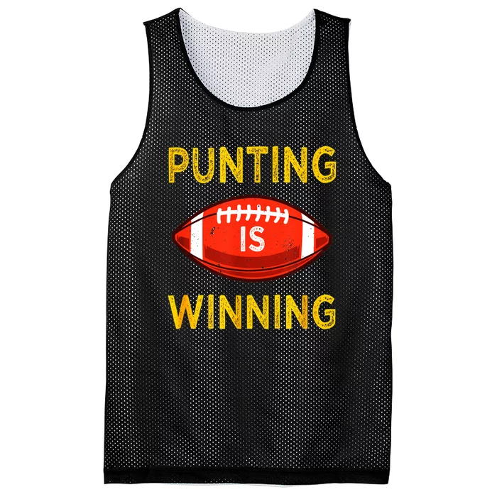 Punting Is Winning Mesh Reversible Basketball Jersey Tank