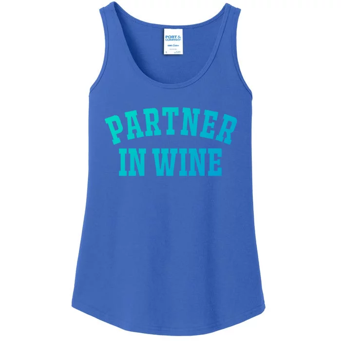 Partner In Wine Funny Wine Lover Gift Wine Night Great Gift Ladies Essential Tank