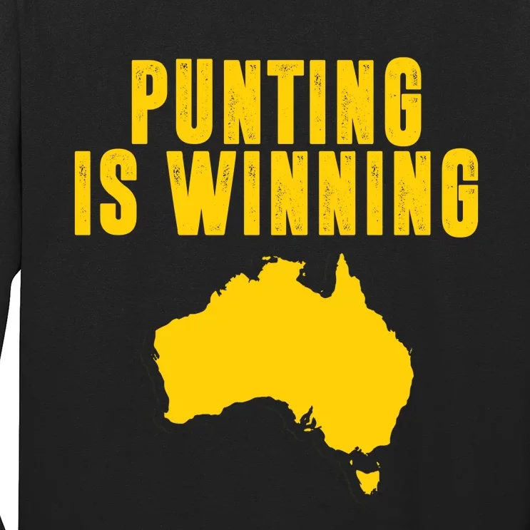 Punting Is Winning Football Fan Long Sleeve Shirt