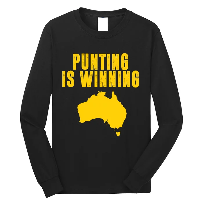 Punting Is Winning Football Fan Long Sleeve Shirt