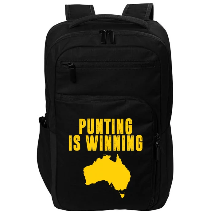 Punting Is Winning Football Fan Impact Tech Backpack