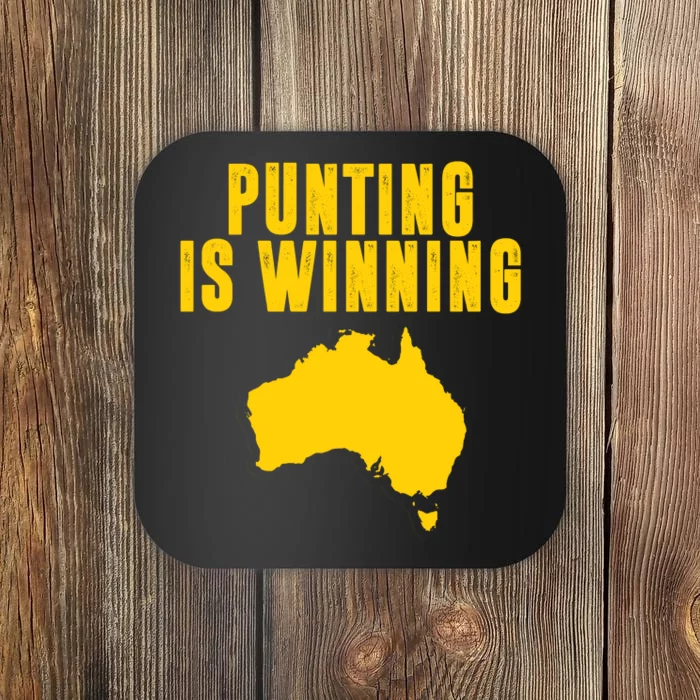 Punting Is Winning Football Fan Coaster