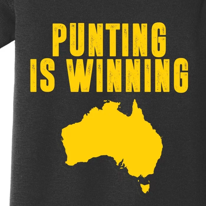 Punting Is Winning Football Fan Baby Bodysuit