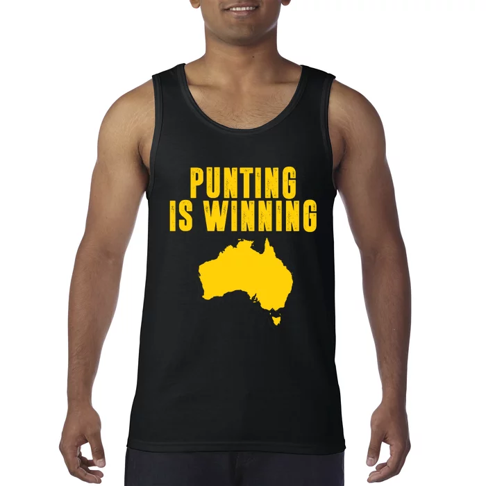 Punting Is Winning Football Fan Tank Top