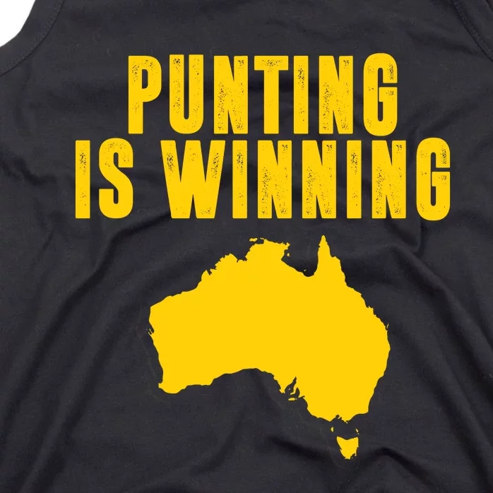 Punting Is Winning Football Fan Tank Top