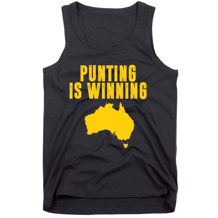 Punting Is Winning Football Fan Tank Top