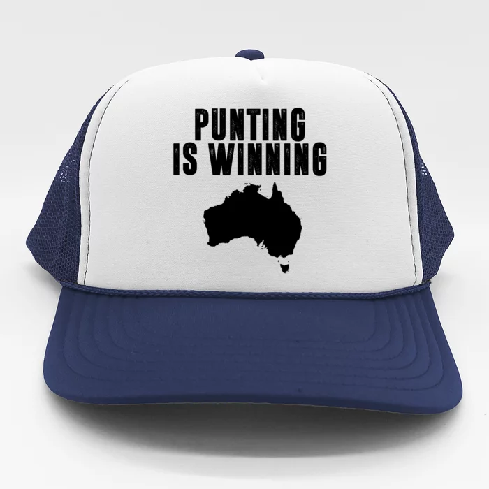 Punting Is Winning Football Fan Trucker Hat