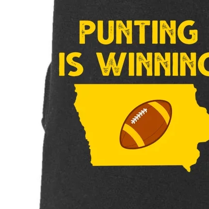 Punting Is Winning Iowa Football Doggie 3-End Fleece Hoodie