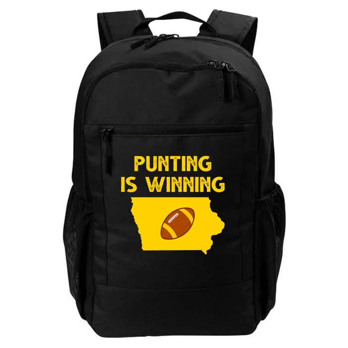 Punting Is Winning Iowa Football Daily Commute Backpack