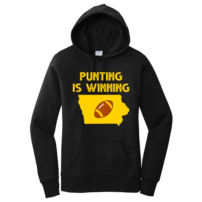 Punting Is Winning Iowa Football Women's Pullover Hoodie