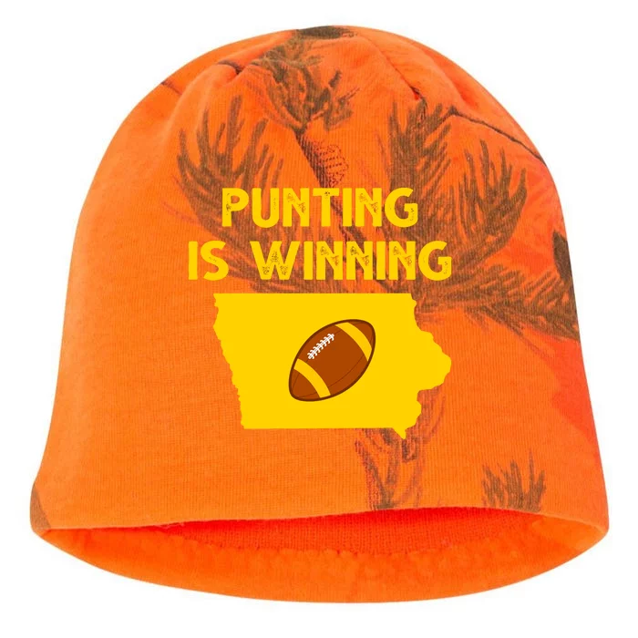 Punting Is Winning Iowa Football Kati - Camo Knit Beanie