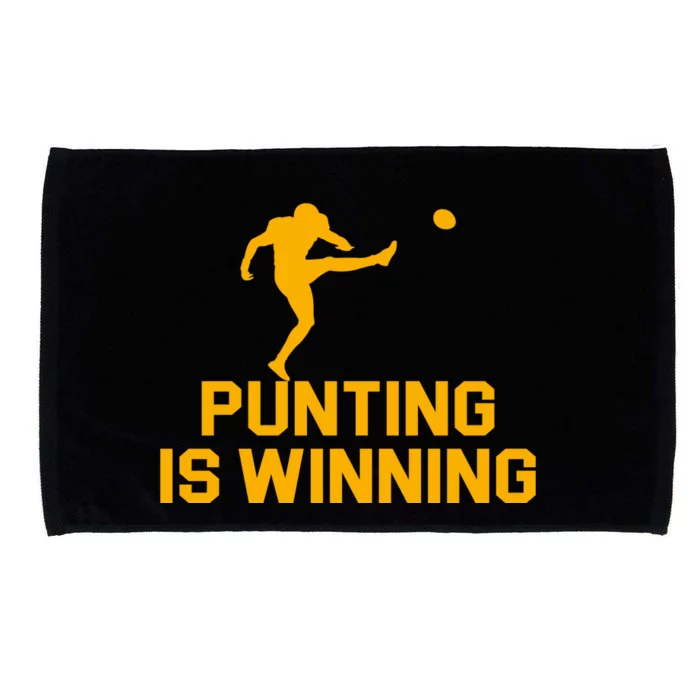 Punting Is Winning Football Lover Microfiber Hand Towel