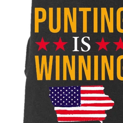 Punting Is Winning Iowa Doggie 3-End Fleece Hoodie