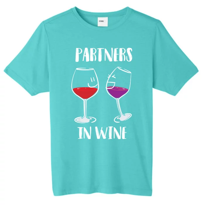 Partners In Wine Cool Wine Ers Gift ChromaSoft Performance T-Shirt