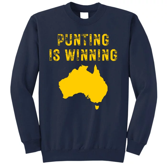 Punting Is Winning Iowa I Cheer For The Punter Tall Sweatshirt