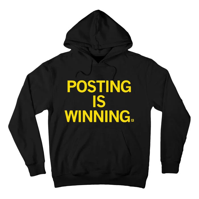 Posting Is Winning Raygunsite Tall Hoodie