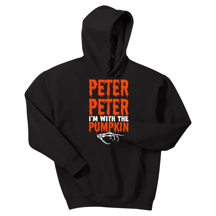 Peter IM With The Pumpkin Halloween Costume Couple Kids Hoodie