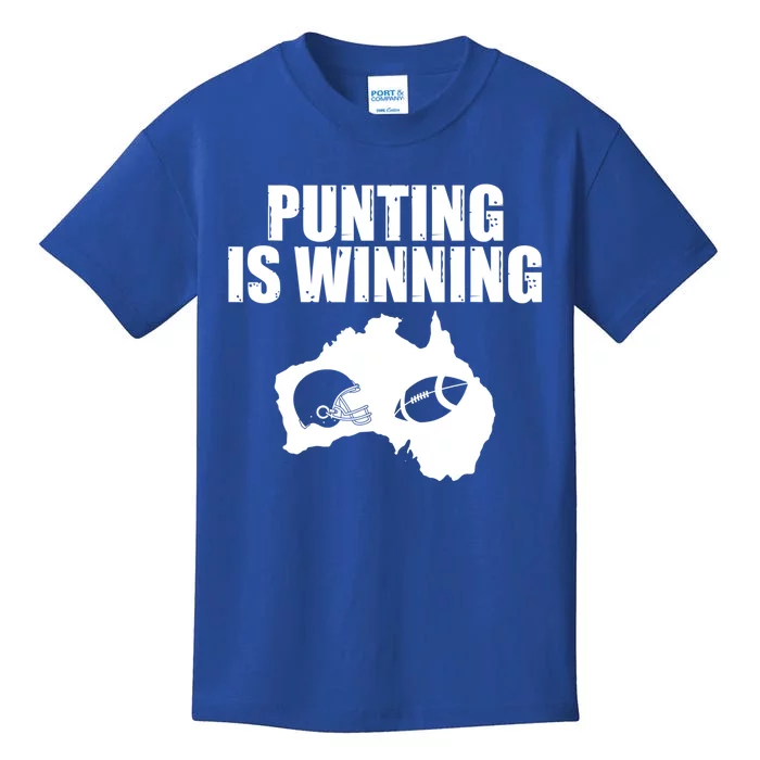 Punting Is Winning Gift Kids T-Shirt