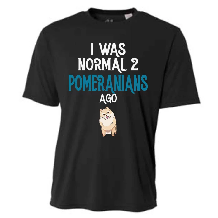 Pomeranian I was normal two Pomeranians ago Cooling Performance Crew T-Shirt