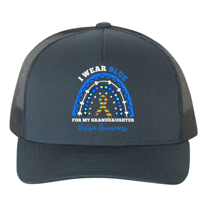 Puzzle I Wear Blue For Granddaughter Autism Awareness Month Great Gift Yupoong Adult 5-Panel Trucker Hat