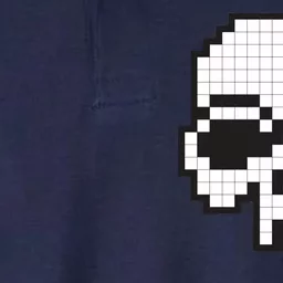 Pixel Video Game Death Skull Softstyle Adult Sport Polo