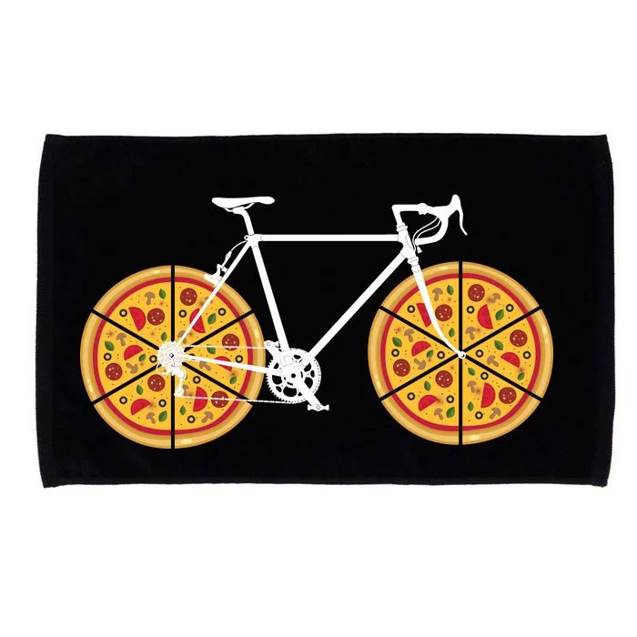 Pizza Bicycle Microfiber Hand Towel