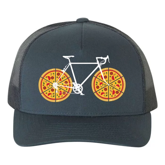 Pizza Bicycle Yupoong Adult 5-Panel Trucker Hat