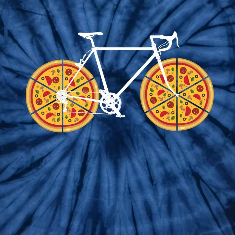 Pizza Bicycle Tie-Dye T-Shirt