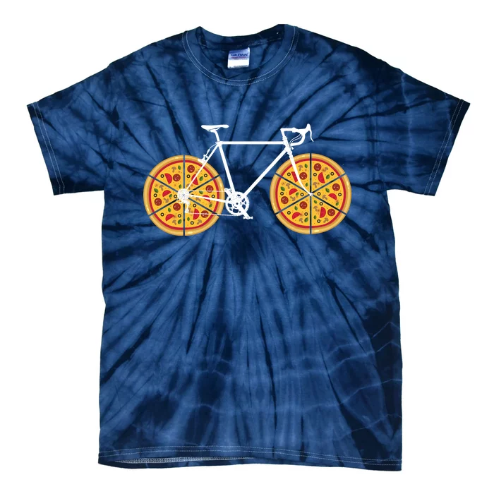 Pizza Bicycle Tie-Dye T-Shirt