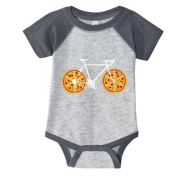 Pizza Bicycle Infant Baby Jersey Bodysuit