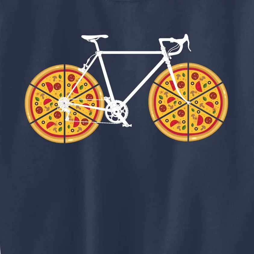 Pizza Bicycle Kids Sweatshirt