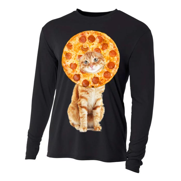 Pizza Cat Cooling Performance Long Sleeve Crew