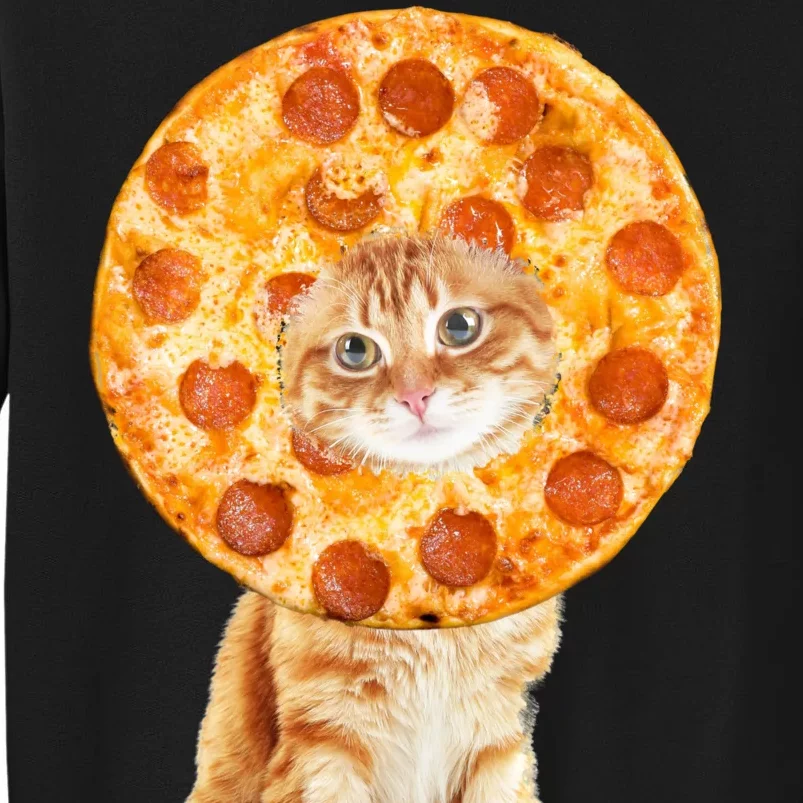 Pizza Cat Tall Sweatshirt