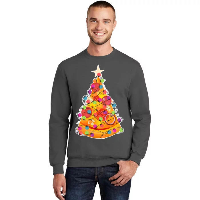 Pizza Crustmas Tree Tall Sweatshirt