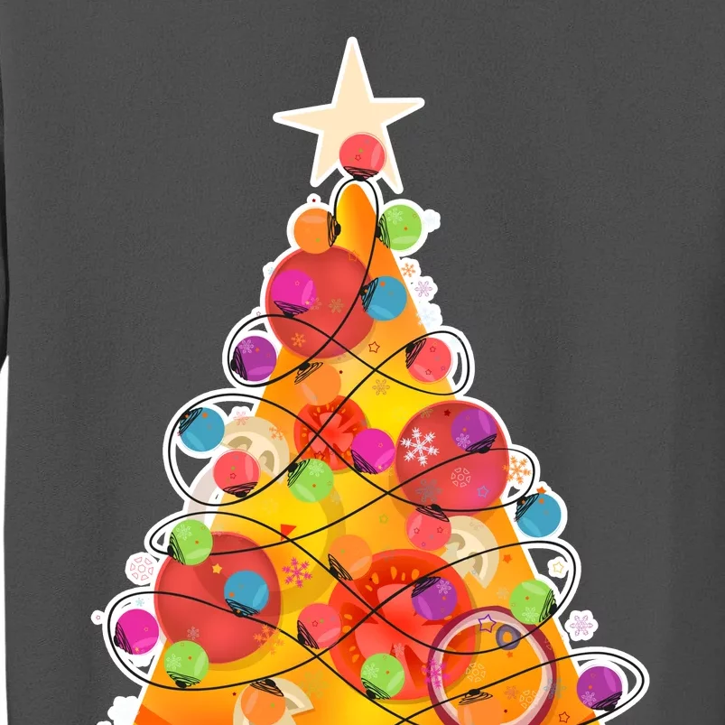 Pizza Crustmas Tree Tall Sweatshirt