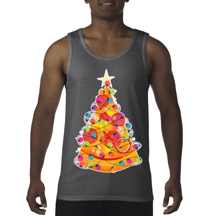 Pizza Crustmas Tree Tank Top