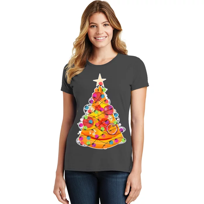 Pizza Crustmas Tree Women's T-Shirt