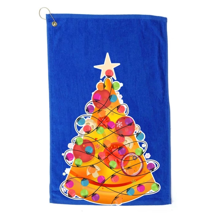 Pizza Crustmas Tree Platinum Collection Golf Towel