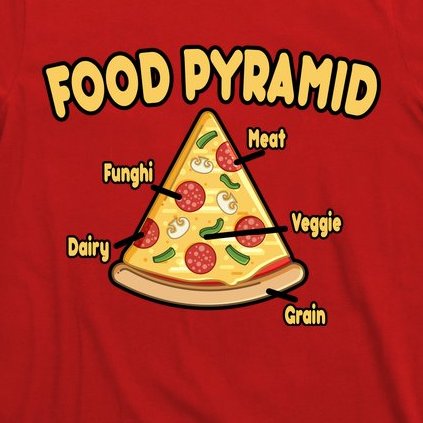 Pizza Food Pyramid T-Shirt