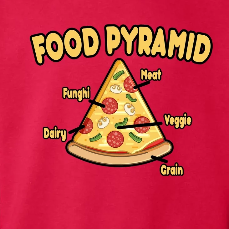 Pizza Food Pyramid Toddler Hoodie