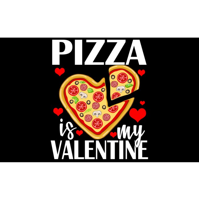 Pizza Is My Valentine Bumper Sticker