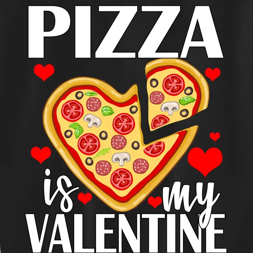 Pizza Is My Valentine Kids Sweatshirt