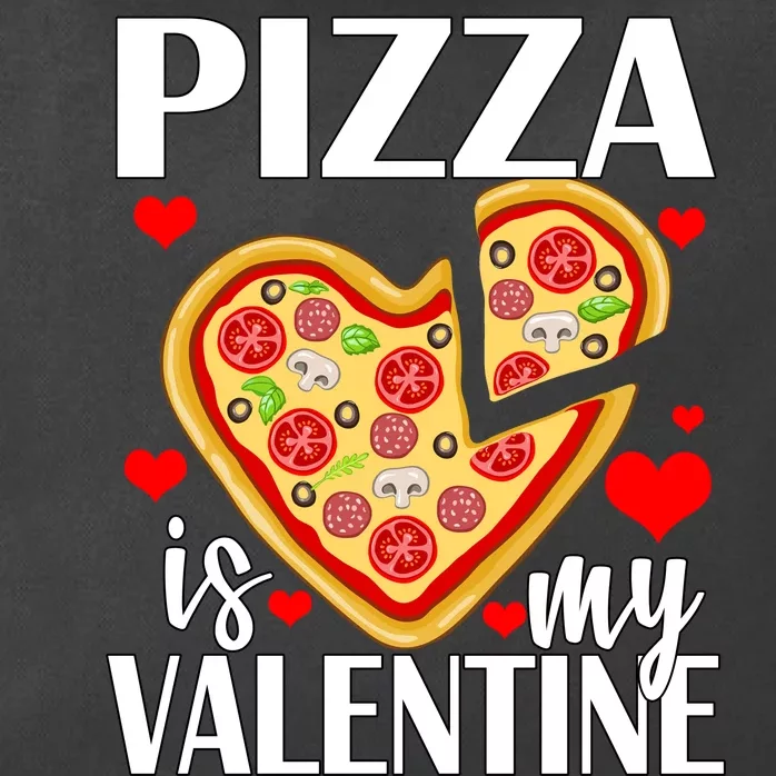 Pizza Is My Valentine Zip Tote Bag