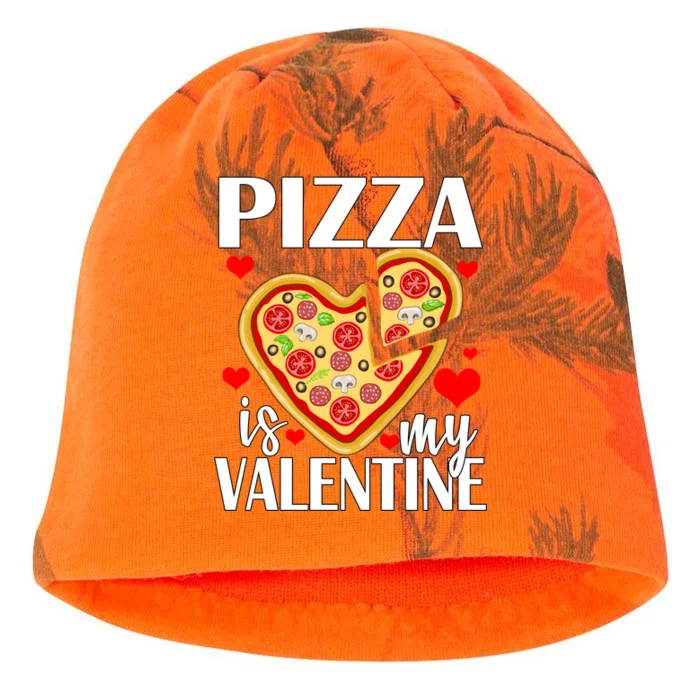 Pizza Is My Valentine Kati - Camo Knit Beanie