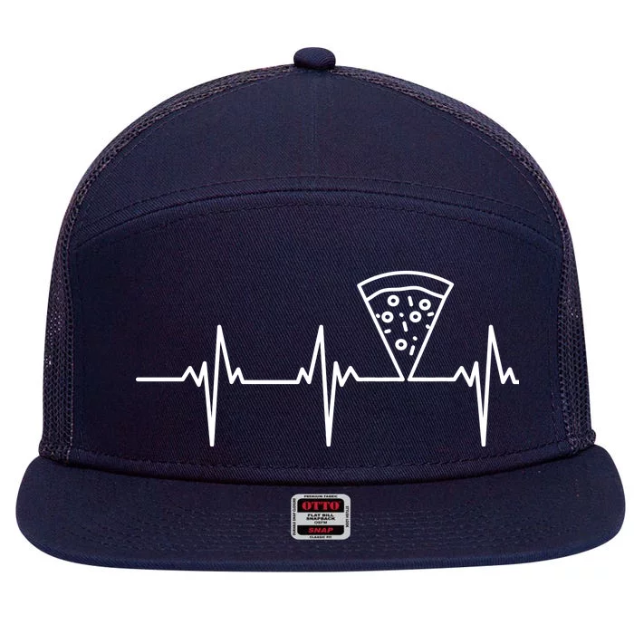 Pizza Lifeline 7 Panel Mesh Trucker Snapback Hat