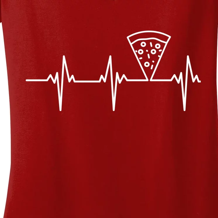 Pizza Lifeline Women's V-Neck T-Shirt