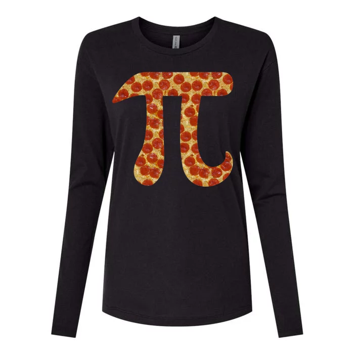 Pizza Pi 3.14 Womens Cotton Relaxed Long Sleeve T-Shirt